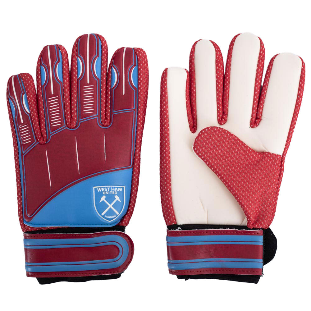 Official West Ham United FC Delta Goalkeeper Gloves Kids