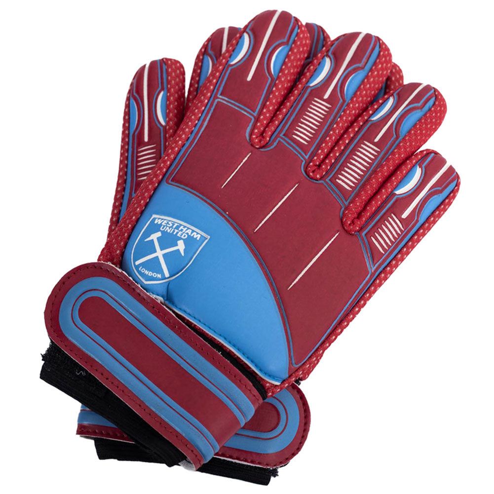 Official West Ham United FC Delta Goalkeeper Gloves Kids