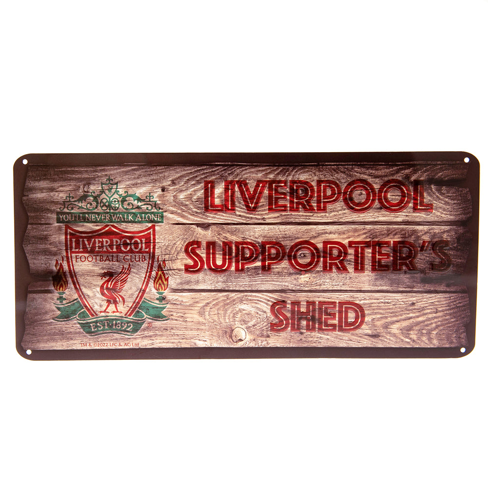 Official Liverpool FC Shed Sign