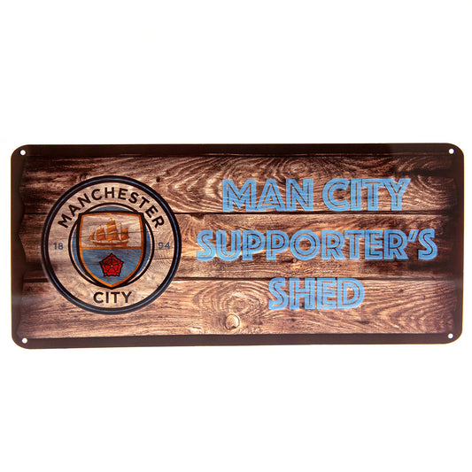 Official Manchester City FC Shed Sign