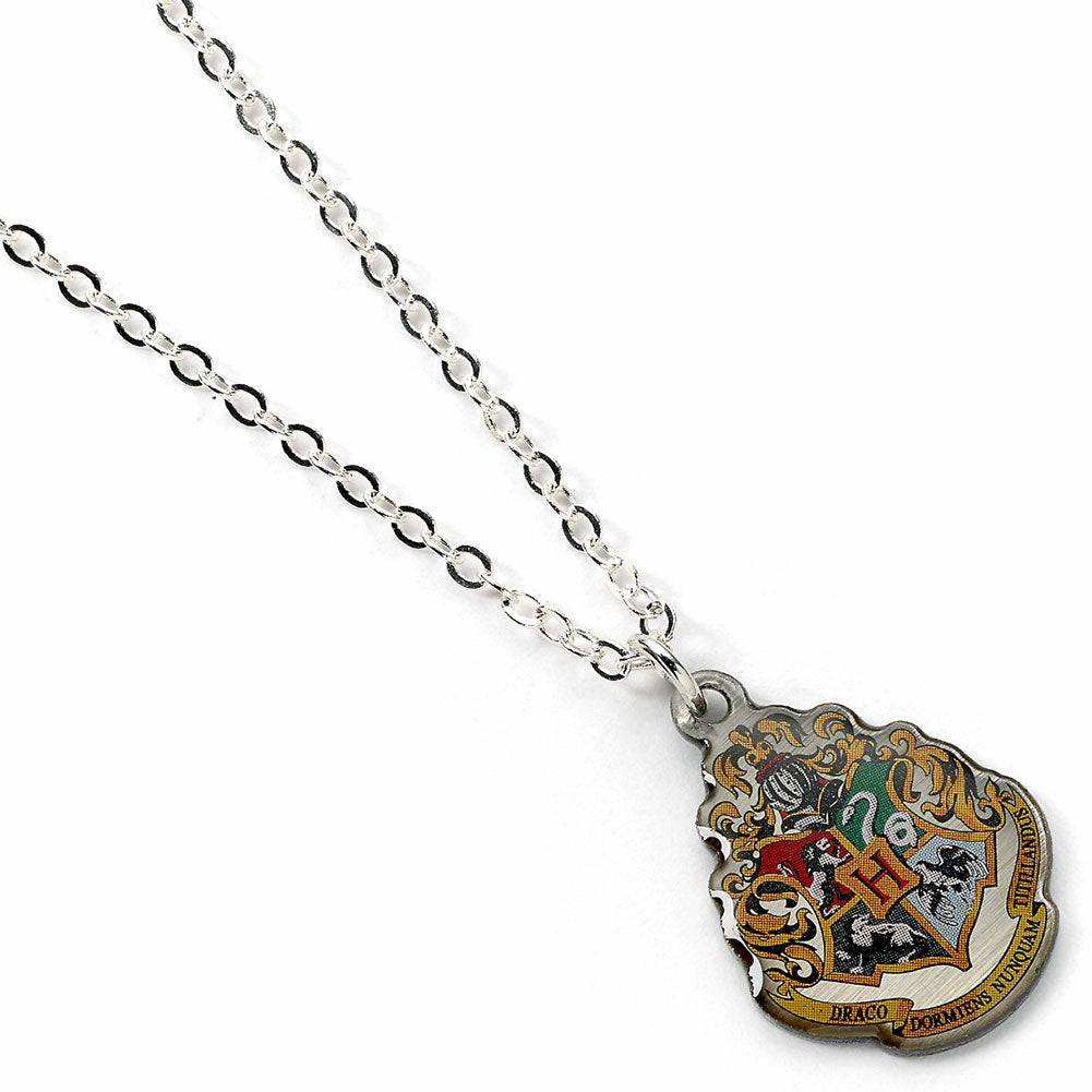 Official Harry Potter Silver Plated Necklace Hogwarts