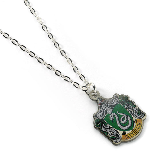 Official Harry Potter Silver Plated Necklace Slytherin