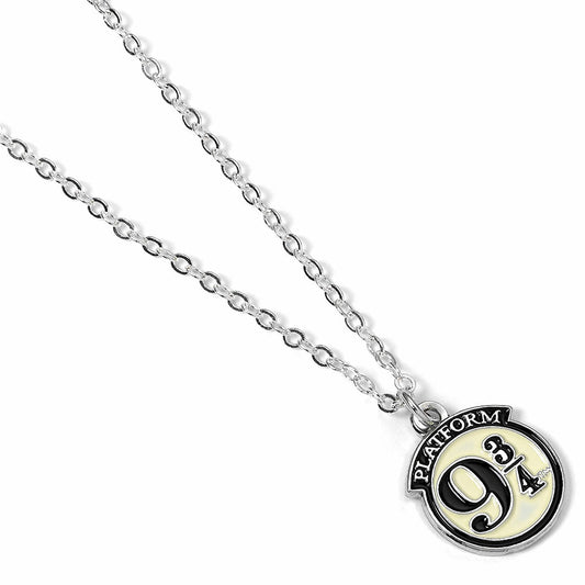 Official Harry Potter Silver Plated Necklace 9 & 3 Quarters