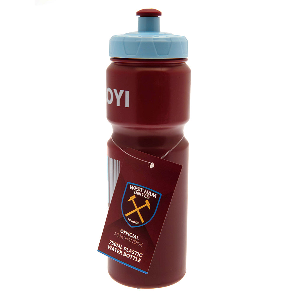 Official West Ham United FC Plastic Drinks Bottle