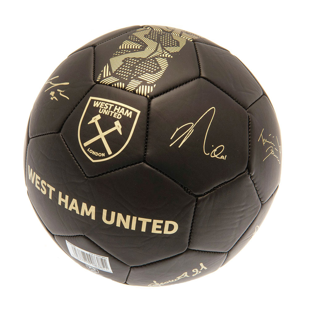 Official West Ham United FC Sig Gold Phantom Skill Ball