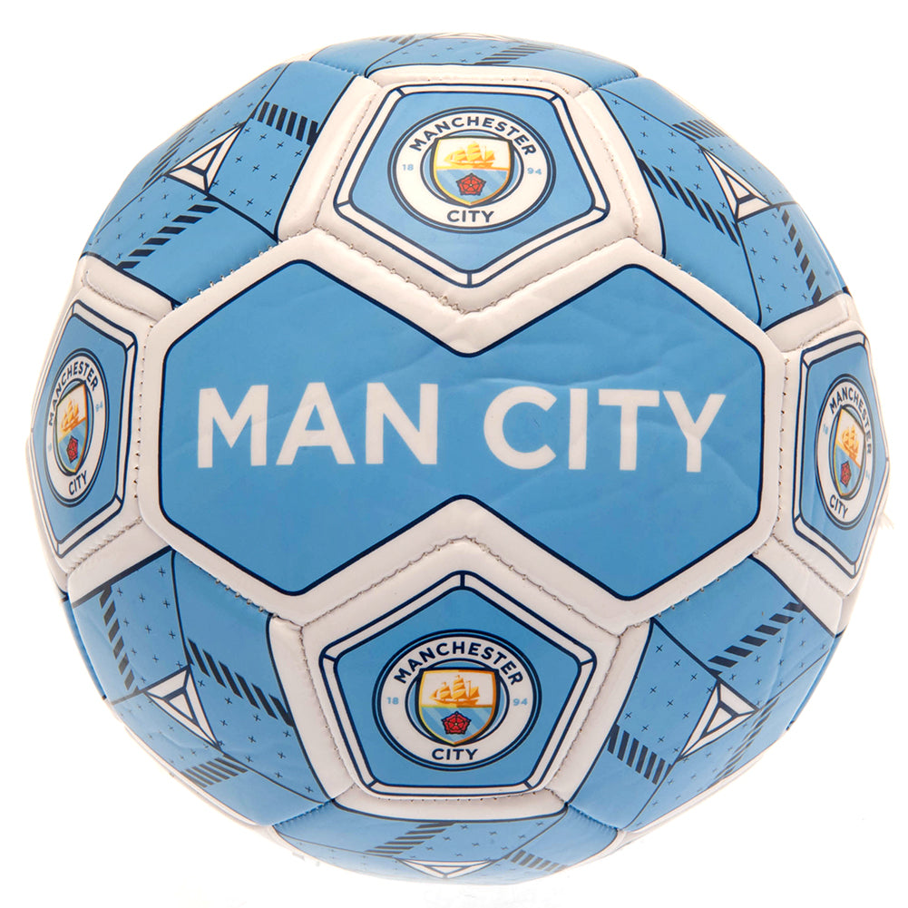 Official Manchester City FC Hex Size 3 Football