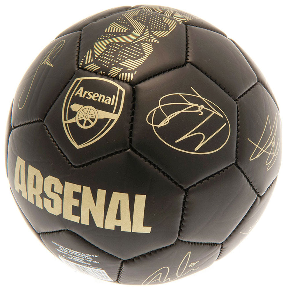 Official Arsenal FC Sig Gold Phantom Football