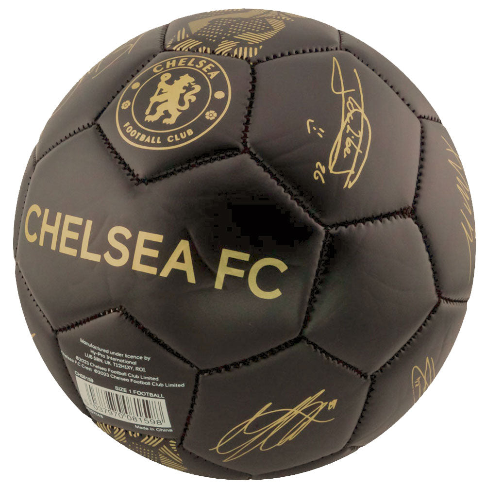 Official Chelsea FC Sig Gold Phantom Football