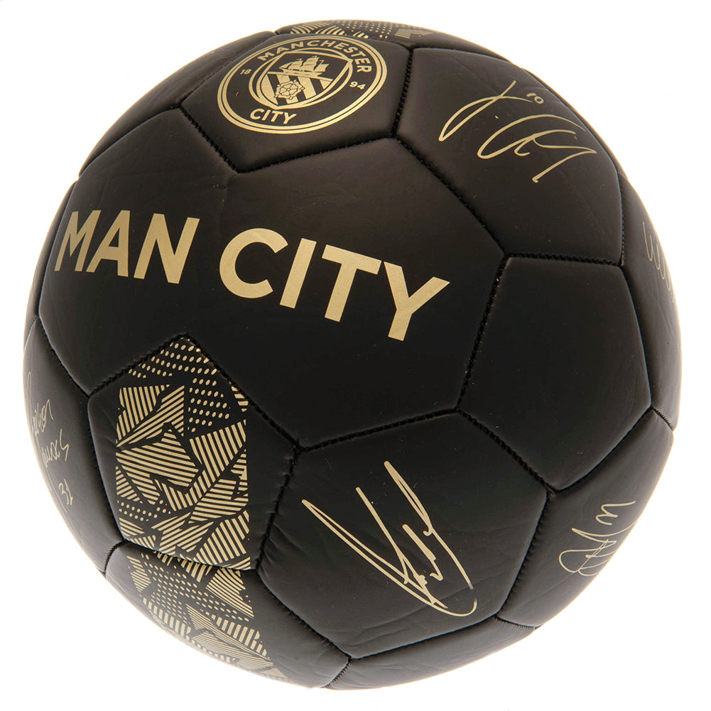 Official Manchester City FC Sig Gold Phantom Football