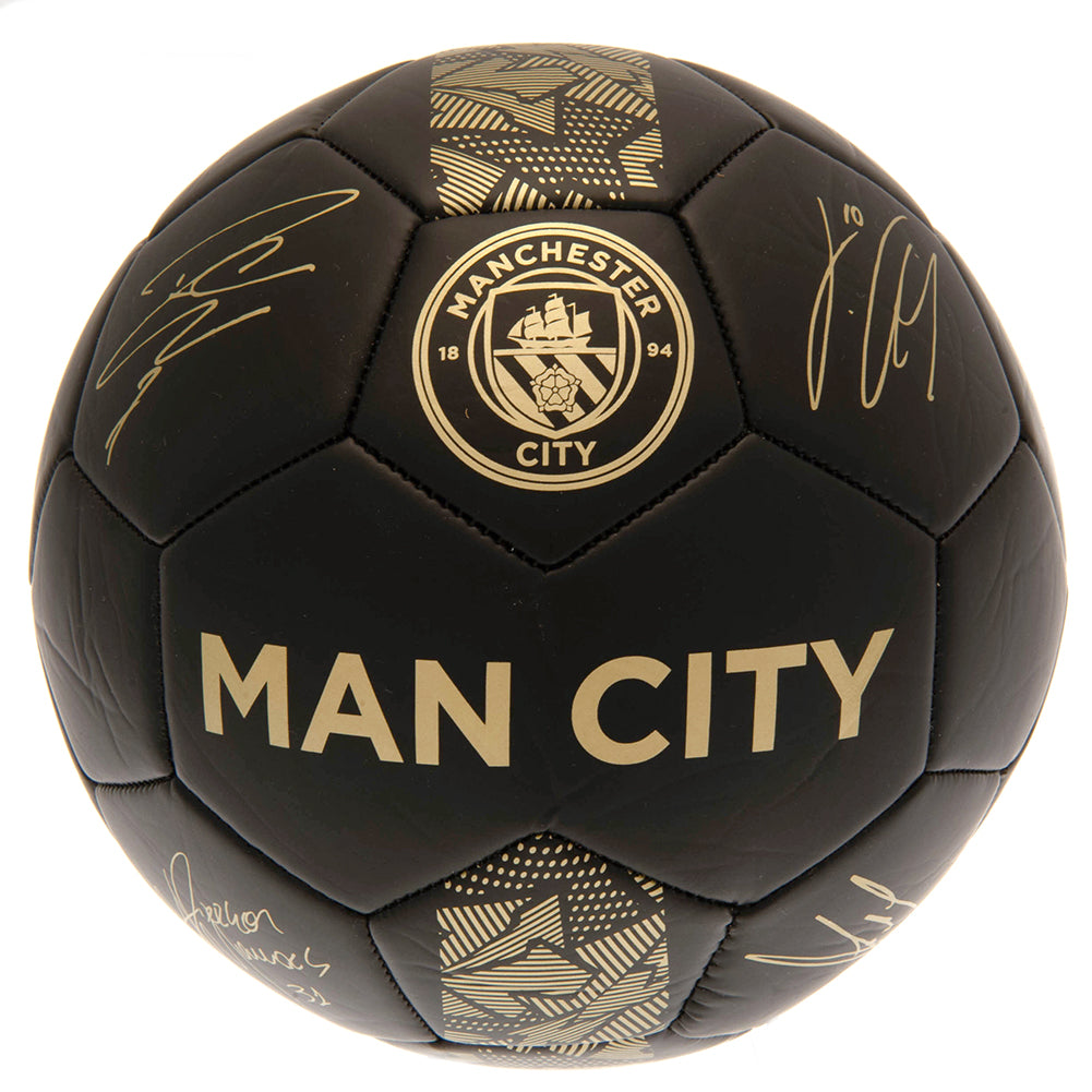 Official Manchester City FC Sig Gold Phantom Football