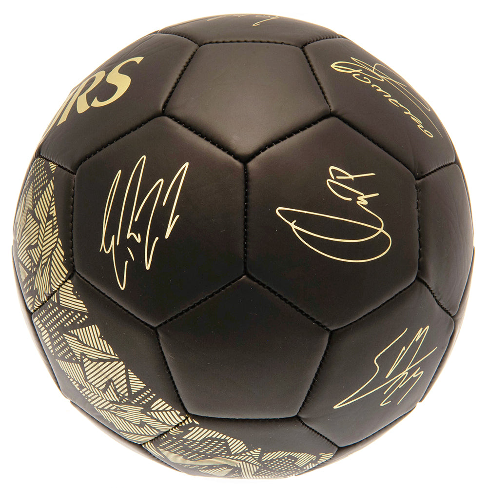 Official Tottenham Hotspur FC Sig Gold Phantom Football