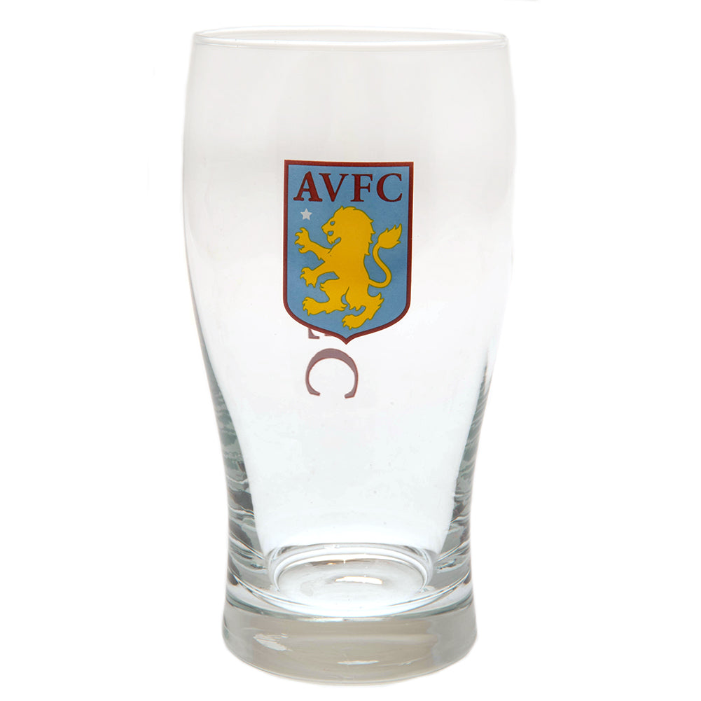 Official Aston Villa FC Tulip Pint Glass