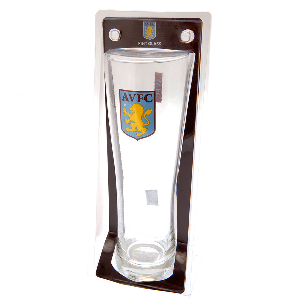 Official Aston Villa FC Tall Beer Glass