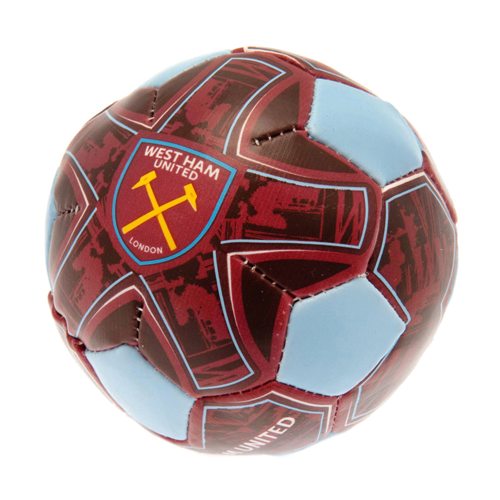 Official West Ham United FC 4 inch Soft Ball