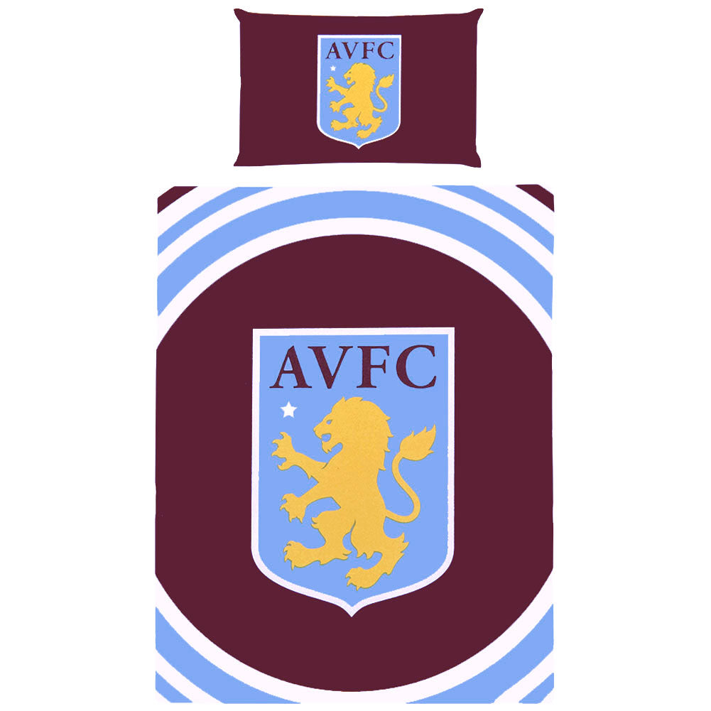 Official Aston Villa FC Pulse Single Duvet Set