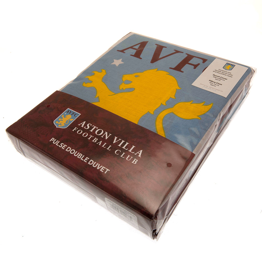 Official Aston Villa FC Pulse Double Duvet Set