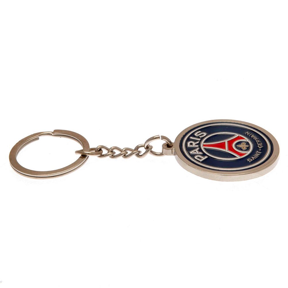 Official Paris Saint Germain FC Crest Keyring