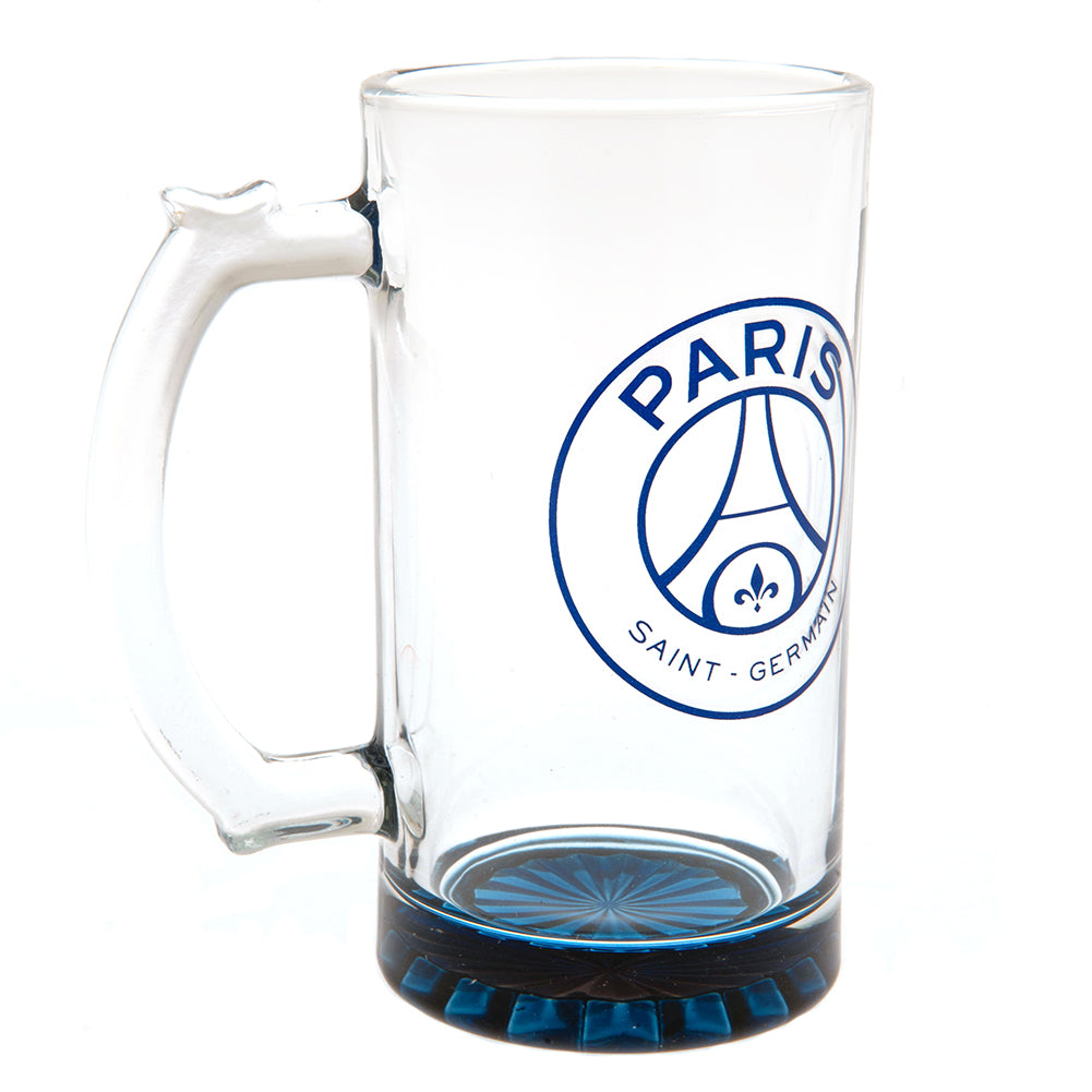 Official Paris Saint Germain FC Stein Glass Tankard