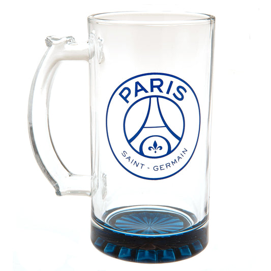 Official Paris Saint Germain FC Stein Glass Tankard