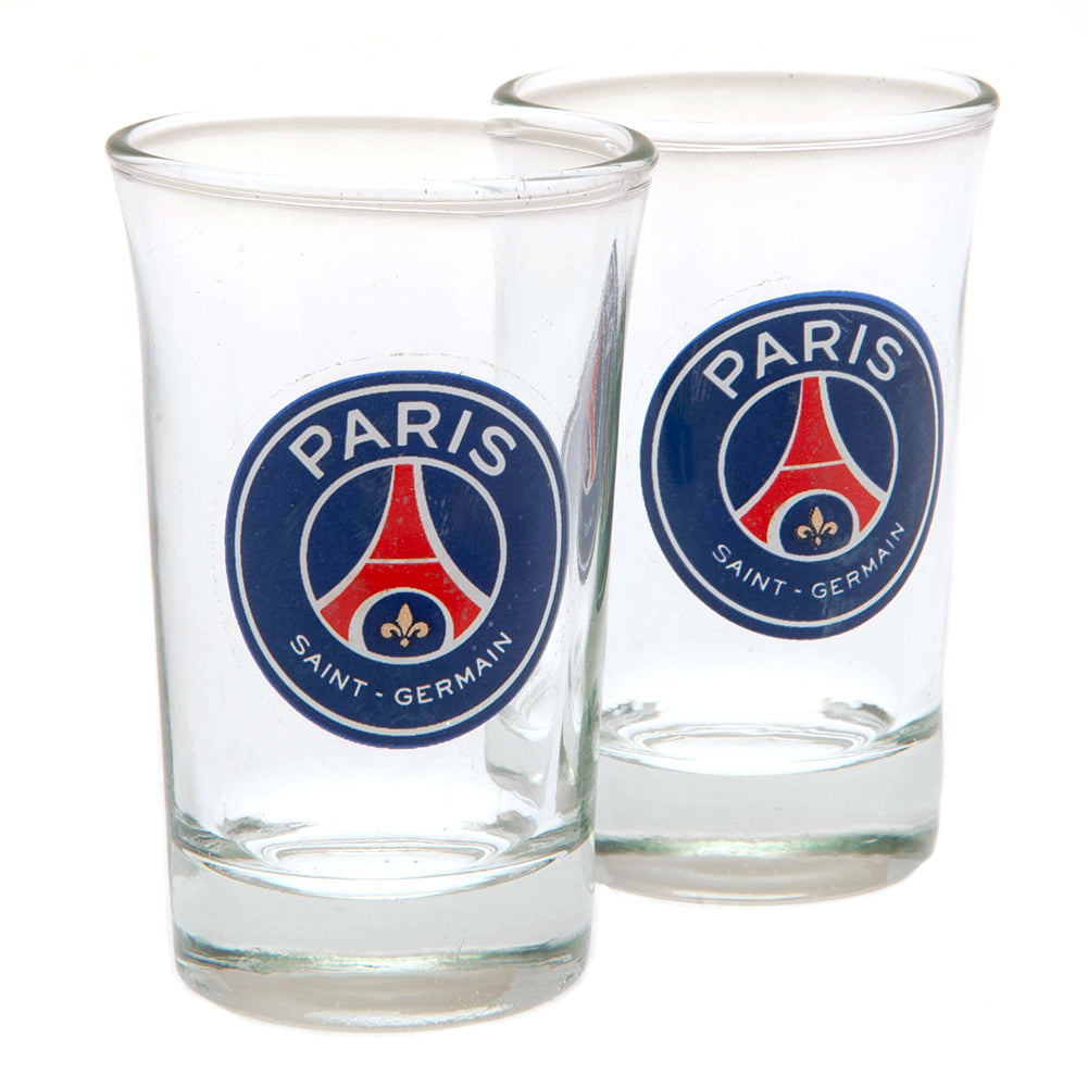 Official Paris Saint Germain FC 2pk Shot Glass Set