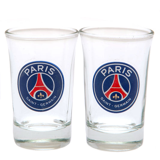 Official Paris Saint Germain FC 2pk Shot Glass Set