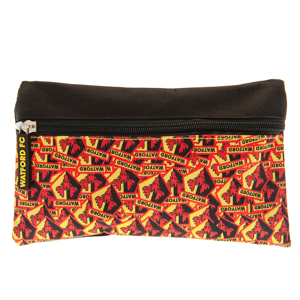 Official Watford FC Multi Crest Pencil Case