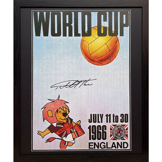 Official England FA 1966 Sir Geoff Hurst Signed Framed Print