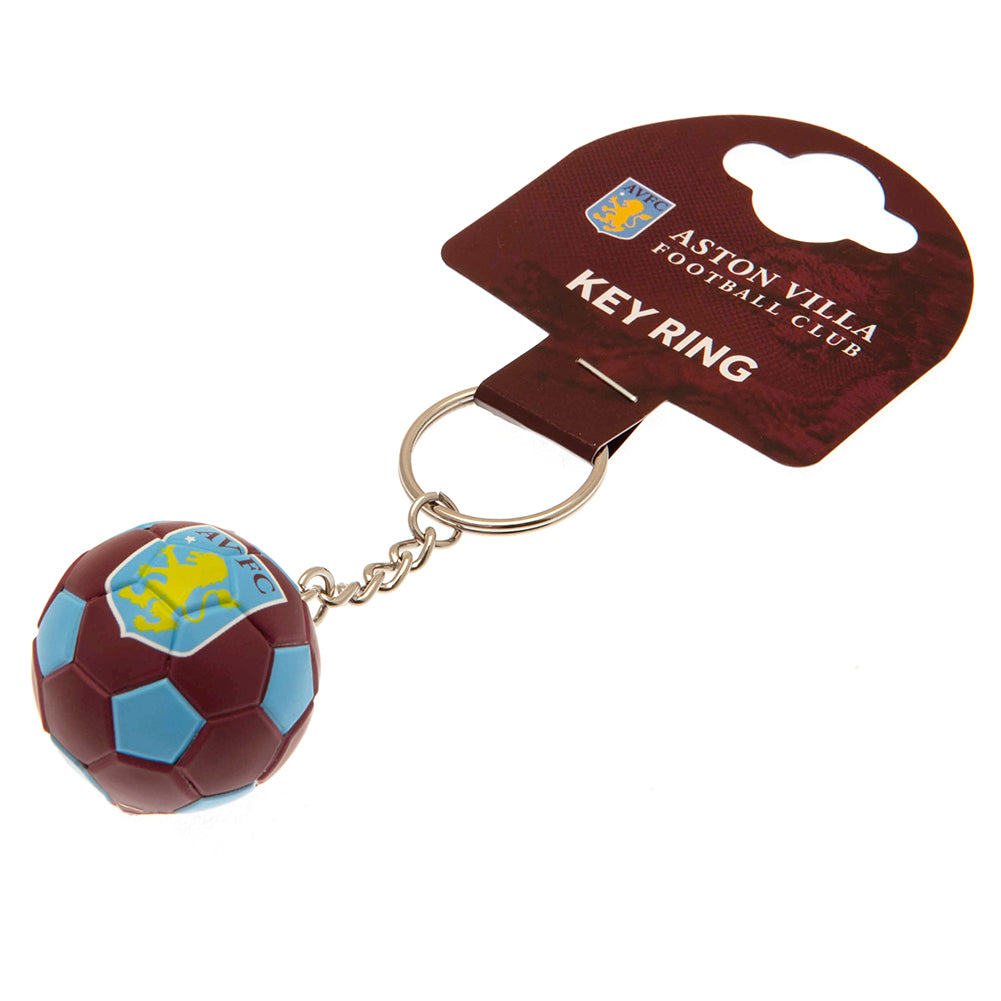 Official Aston Villa FC Football Keyring