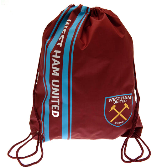 Official West Ham United FC Stripe Gym Bag