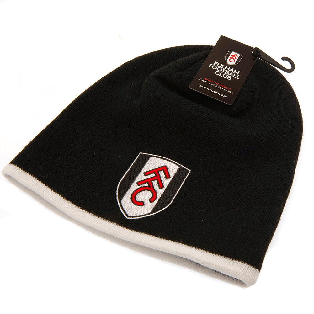 Official Fulham FC Black Beanie