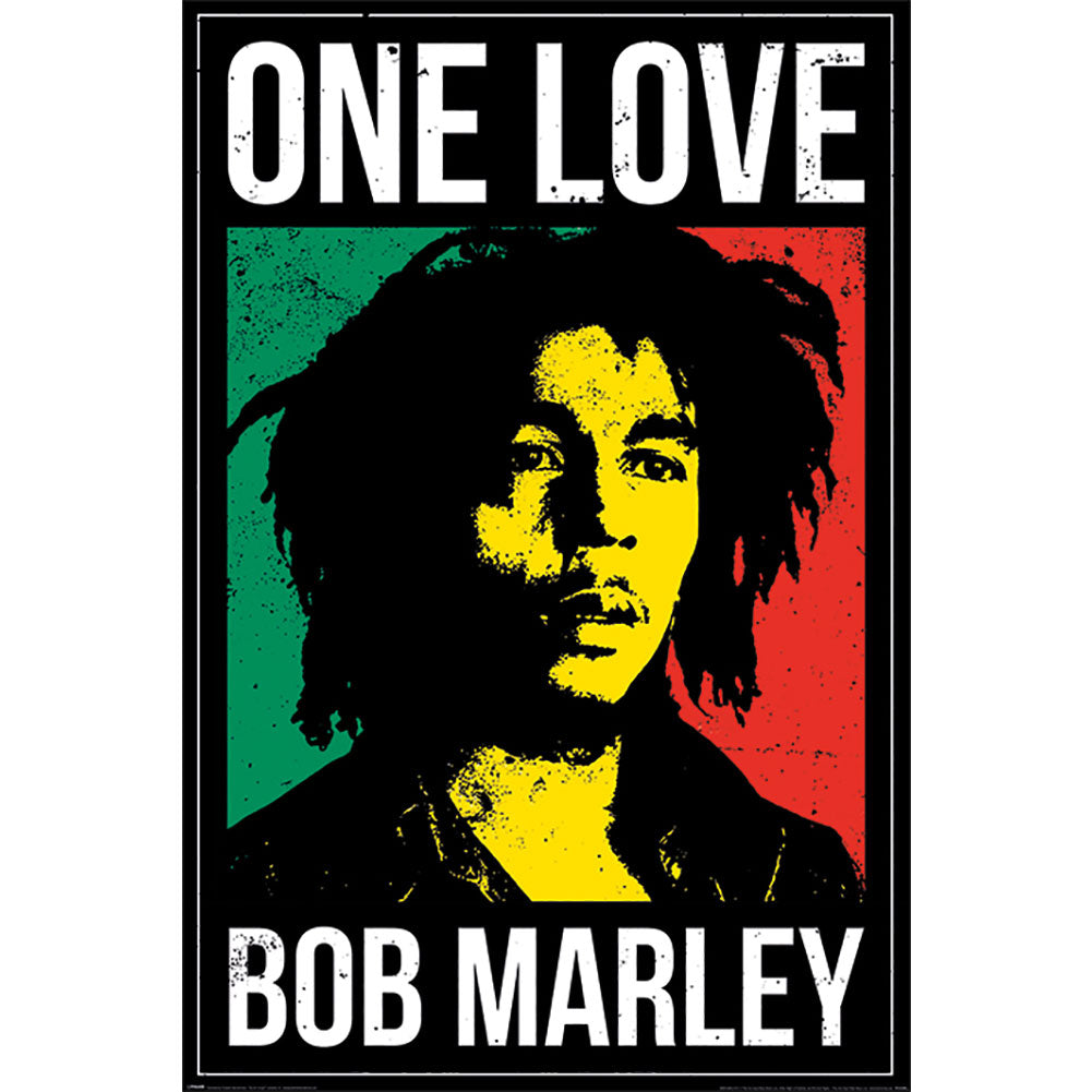 Official Bob Marley Poster One Love 117