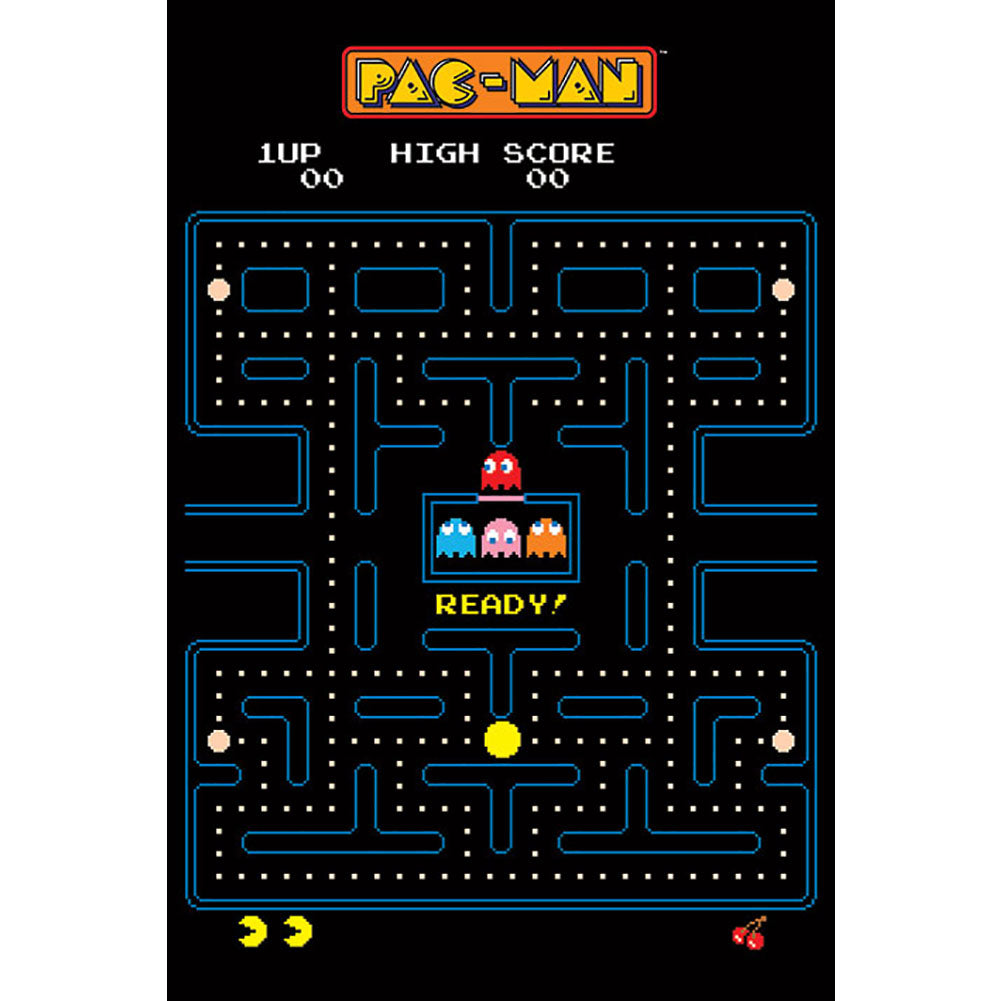 Official Pac-Man Poster Maze 124