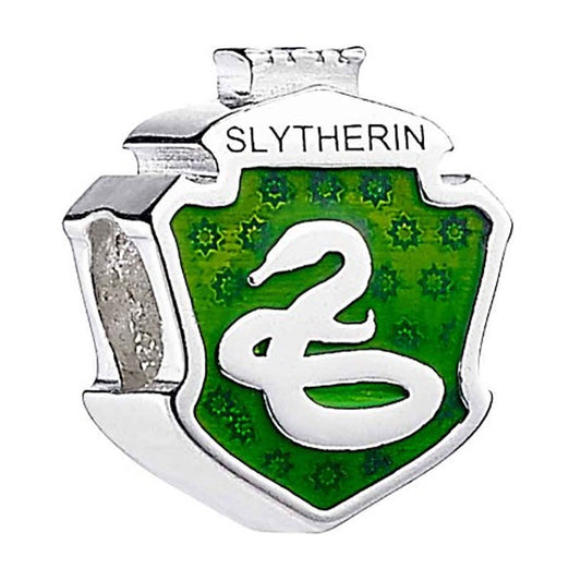 Official Harry Potter Sterling Silver Spacer Bead Slytherin