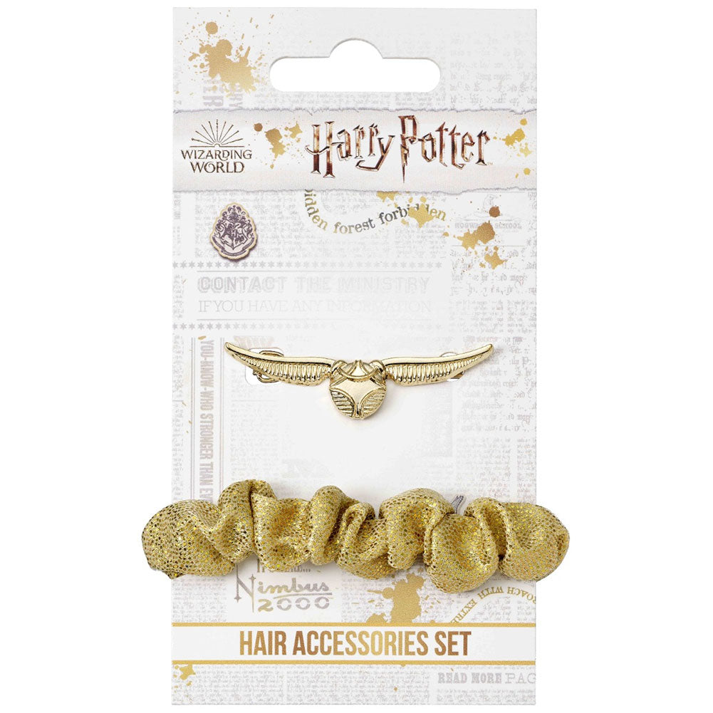 Official Harry Potter Hair Accessory Set Golden Snitch