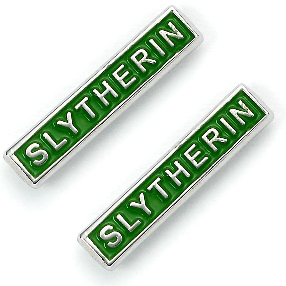 Official Harry Potter Silver Plated Earring Set Slytherin