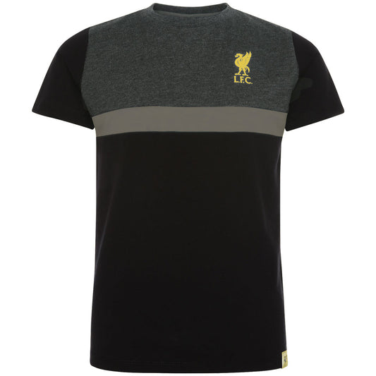 Official Liverpool FC Panel T Shirt Junior 5-6 Yrs