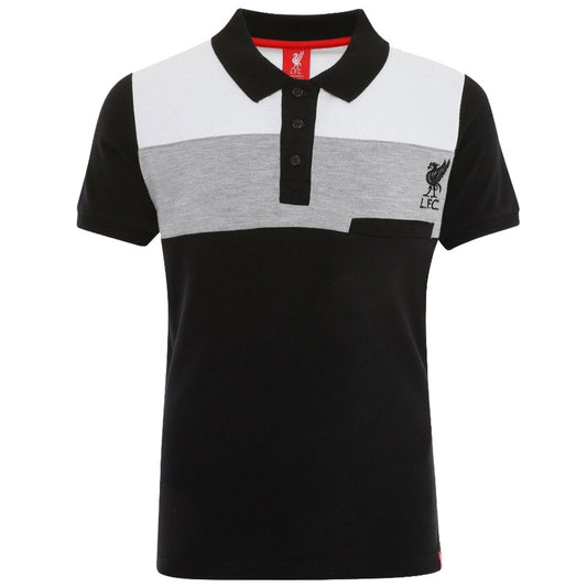 Official Liverpool FC Colour Block Polo Junior 9-10 Yrs