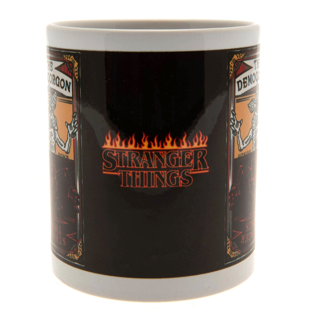 Official Stranger Things 4 Mug Demogorgon Card