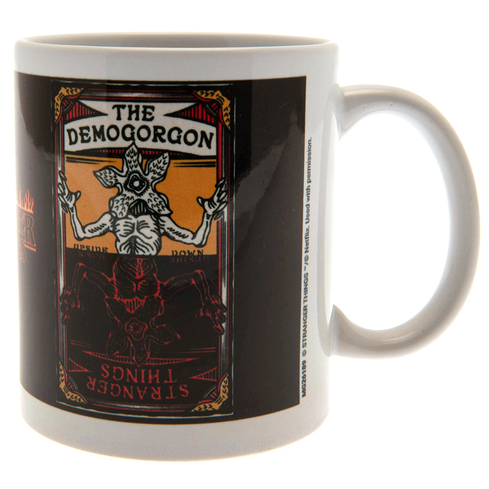 Official Stranger Things 4 Mug Demogorgon Card