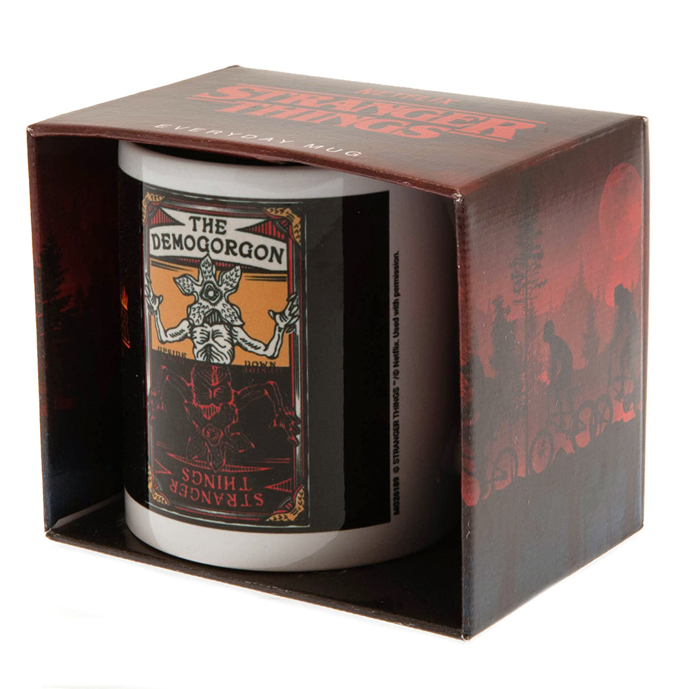 Official Stranger Things 4 Mug Demogorgon Card