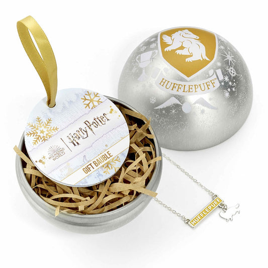 Official Harry Potter Christmas Gift Bauble Hufflepuff