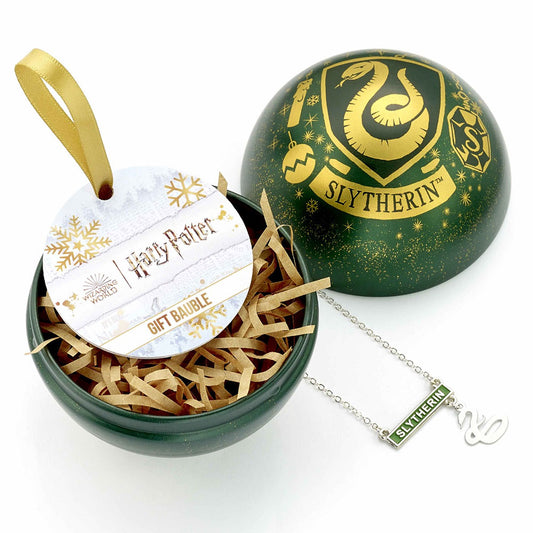 Official Harry Potter Christmas Gift Bauble Slytherin