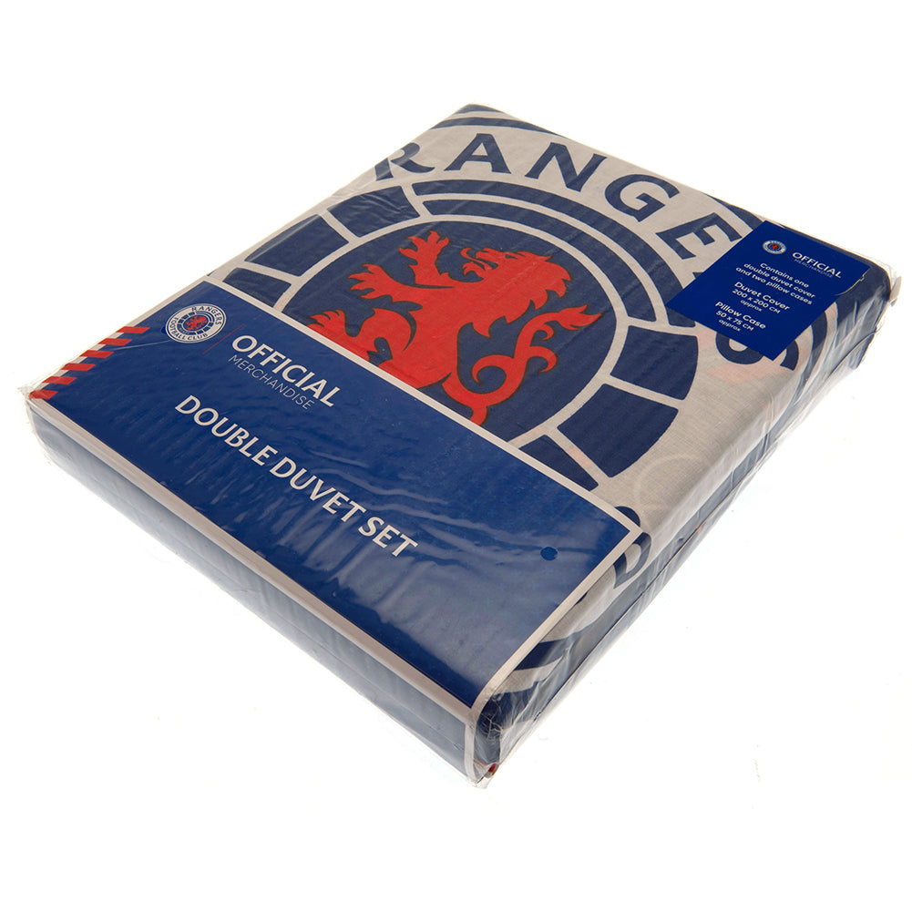 Official Rangers FC Pulse Double Duvet Set