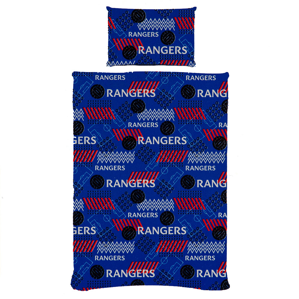 Official Rangers FC Pulse Single Duvet Set