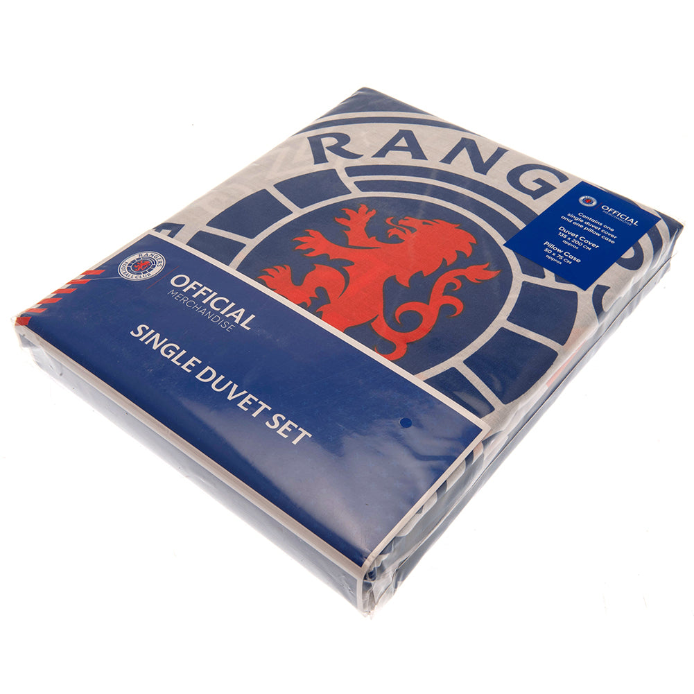 Official Rangers FC Pulse Single Duvet Set