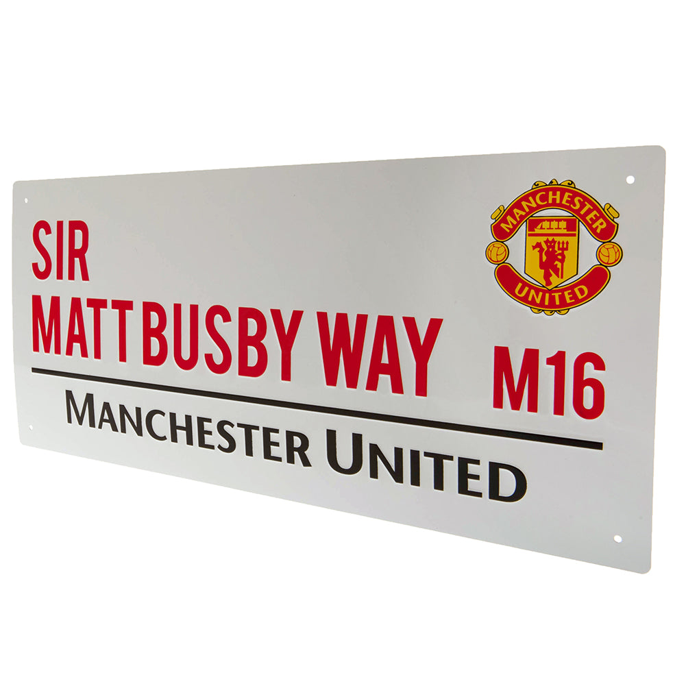 Official Manchester United FC Sir Matt Busby Way Street Sign