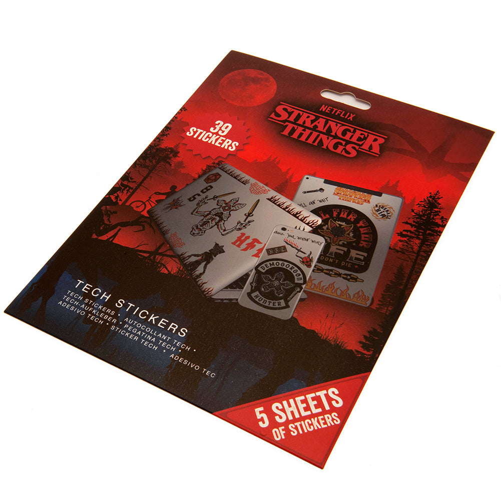 Official Stranger Things Tech Stickers Battle