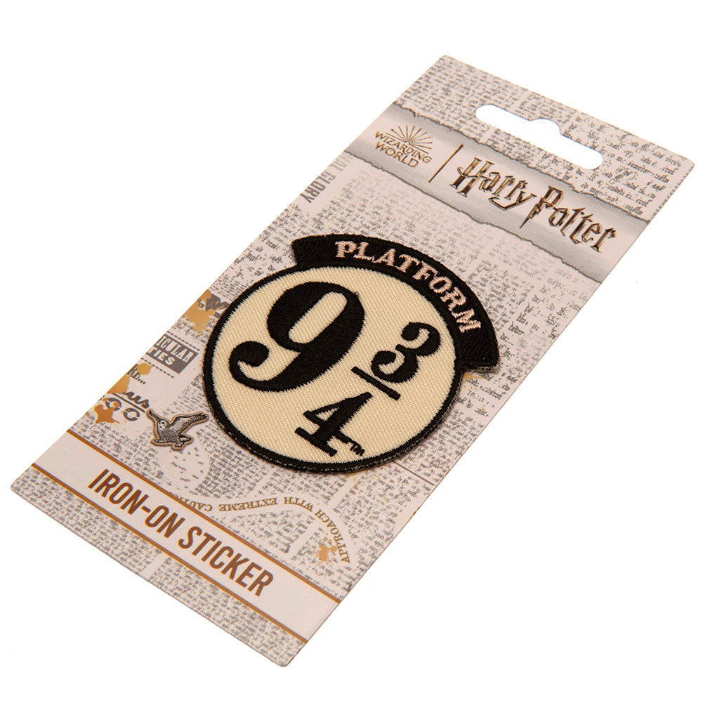 Official Harry Potter Iron-On Patch 9 & 3 Quarters