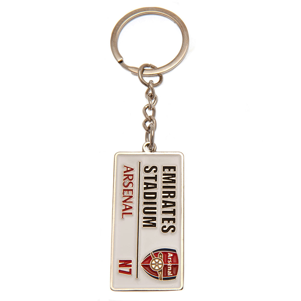 Official Arsenal FC Embossed Street Sign Keyring