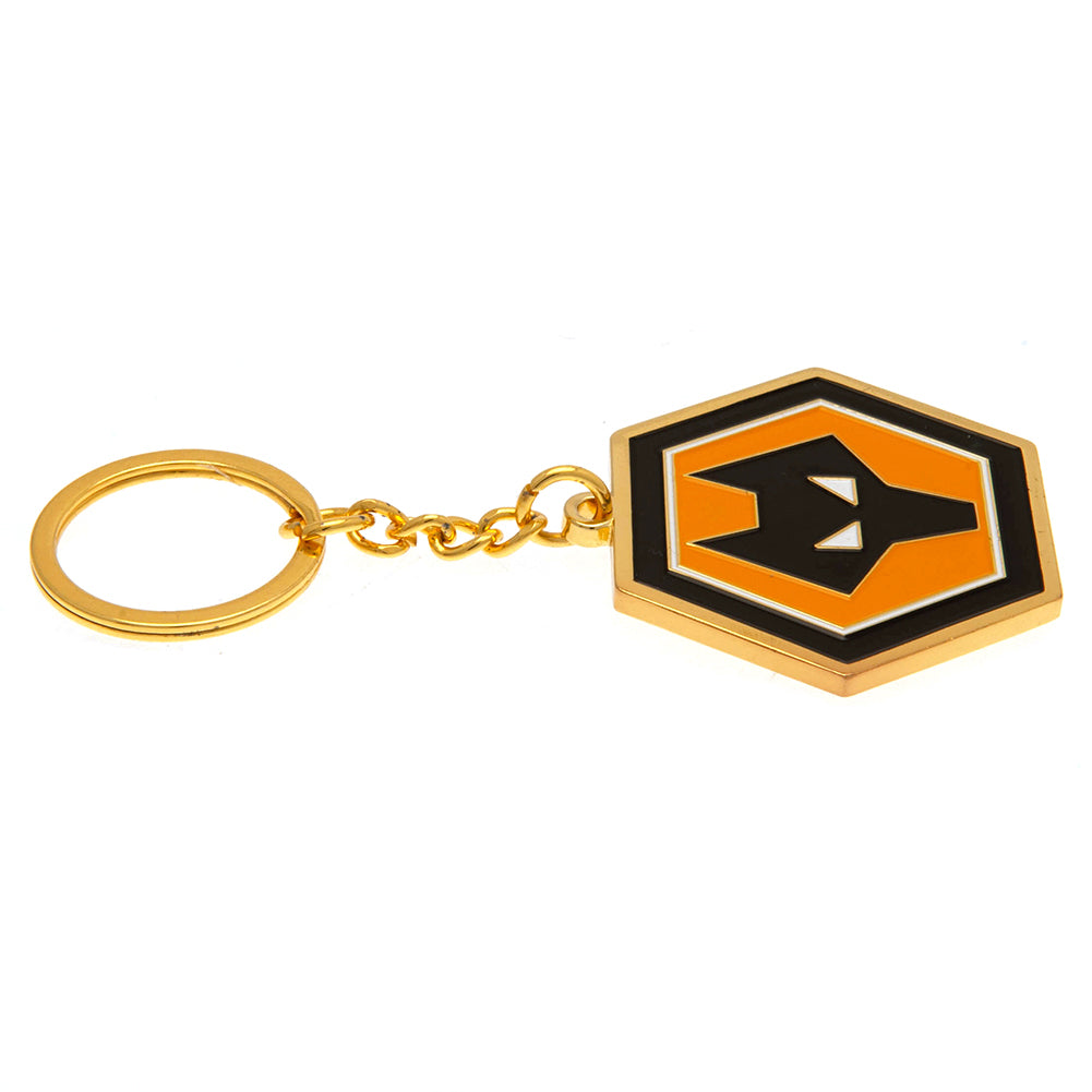 Official Wolverhampton Wanderers FC Crest Keyring